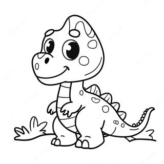 Dinosaur Valentine Coloring Page 14161-11612