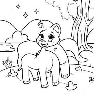 Twilight Scene Coloring Page 14191-11635