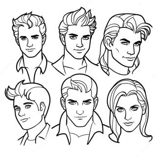 Twilight Characters Coloring Page 14192-11638