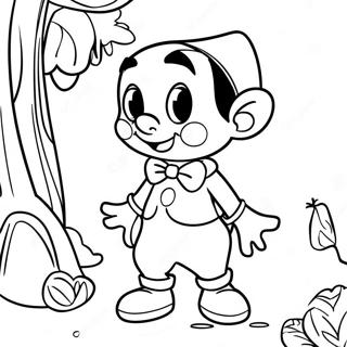 Adventurous Pinocchio Coloring Page 14212-11656