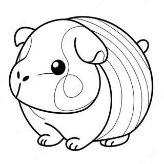 Guinea Pig Coloring Pages