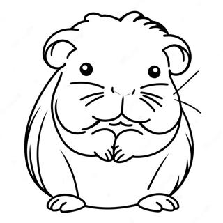 Guinea Pig Coloring Page 1421-1247