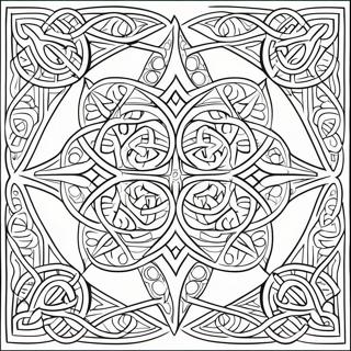 Celtic Knot Coloring Page 14221-11659