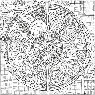 Intricate Celtic Patterns Coloring Page 14222-11661