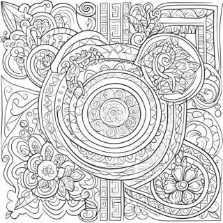 Intricate Celtic Patterns Coloring Page 14222-11662