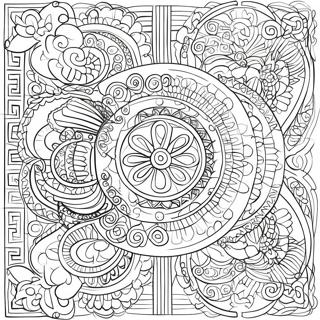 Intricate Celtic Patterns Coloring Page 14222-11664