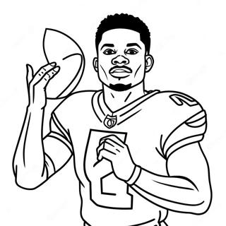 Stefon Diggs Coloring Pages