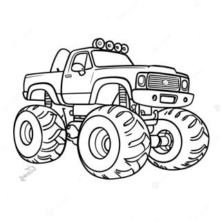 Monster Jam Truck Coloring Page 14241-11672