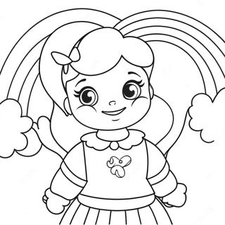 Rainbow Brite Coloring Pages