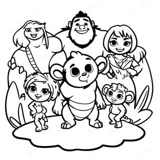 Croods Coloring Pages