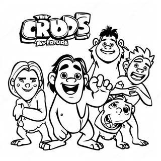 Croods Family Adventure Coloring Page 14291-11712