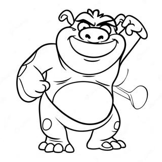 Grug Crood In Action Coloring Page 14292-11717