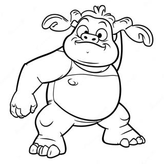 Grug Crood In Action Coloring Page 14292-11719