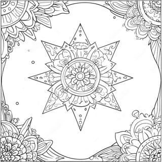 Sparkling Star Constellation Coloring Page 14312-11729