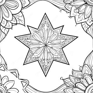 Sparkling Star Constellation Coloring Page 14312-11730