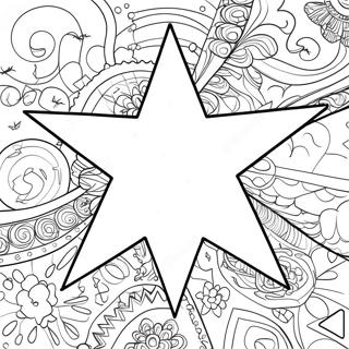 Sparkling Star Constellation Coloring Page 14312-11732