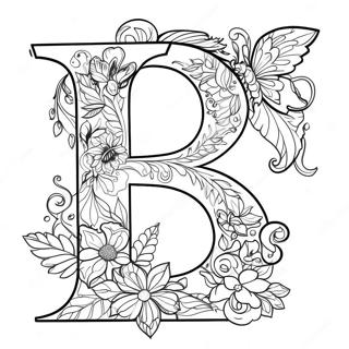 Letter For Adults Coloring Page 14331-11746