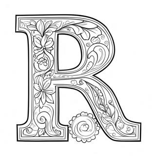 Letter For Adults Coloring Page 14331-11748