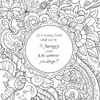 Bible Verse Inspirational Coloring Page 14381-11788