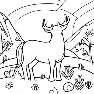 Beautiful Bible Verse With Nature Scene Coloring Page 14382-11792