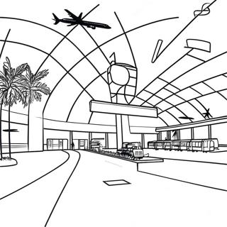 Airport Coloring Page 14431-11826