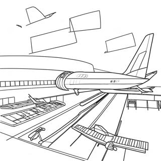 Airport Coloring Page 14431-11828