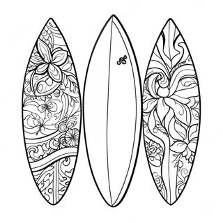 Surfboard Coloring Page 14441-11839