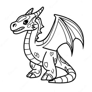 Ender Dragon Minecraft Coloring Page 14451-11846