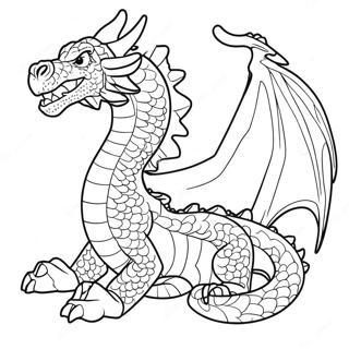 Ice Dragon Coloring Pages