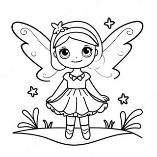 11 Year Old Girls Magical Fairy Coloring Page 14492-11877