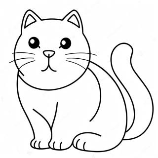 Fat Cat Coloring Page 14551-11924