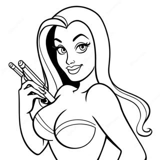 Jessica Rabbit Coloring Pages