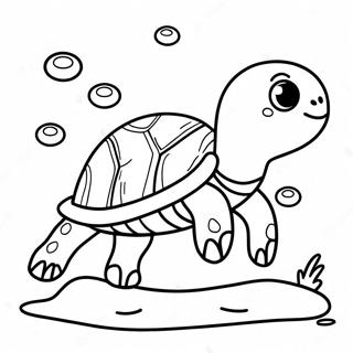 Cute Baby Sea Turtle Coloring Page 14582-11951