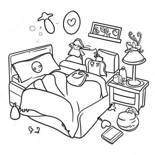 Sleepover Fun Activities Coloring Page 14631-11999