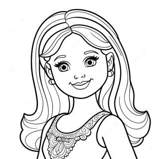 Barbie Chelsea Coloring Page 14641-11991