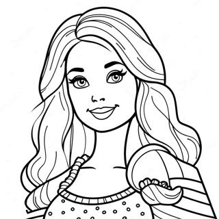 Barbie Chelsea Coloring Page 14641-11992