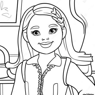 Fun Barbie Chelsea Adventure Coloring Page 14642-11995