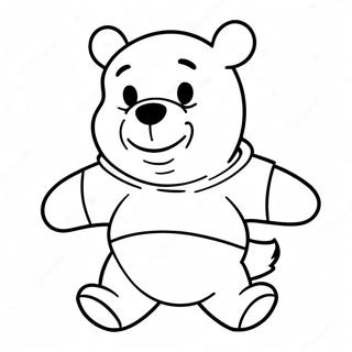 Eerie Winnie The Pooh In Costume Coloring Page 14672-12021