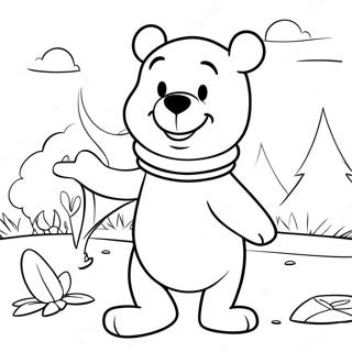 Eerie Winnie The Pooh In Costume Coloring Page 14672-12023