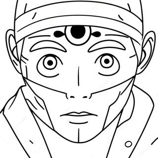 Obito With Sharingan Coloring Page 14712-12053