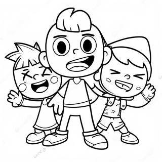 Loud House Coloring Page 1471-1291