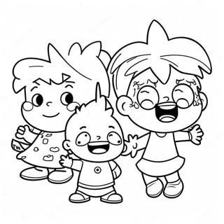 Loud House Coloring Page 1471-1292