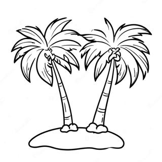 Coconut Coloring Pages