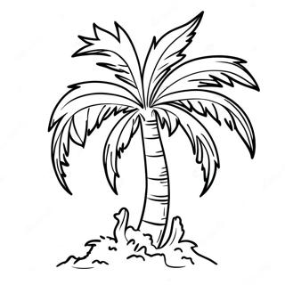 Coconut Tree Coloring Page 14721-12059