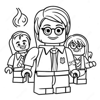 Lego Harry Potter Coloring Pages