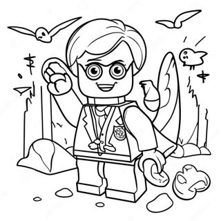 Lego Harry Potter Coloring Page 14751-12087