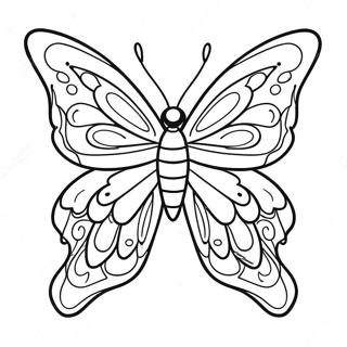 Butterfly Life Cycle Coloring Pages