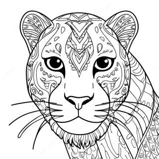 Panther Coloring Pages