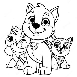 Liberty Paw Patrol Coloring Pages