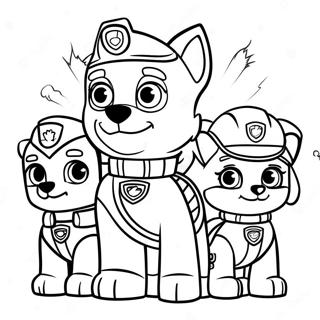 Liberty Paw Patrol Team Adventure Coloring Page 14802-12126